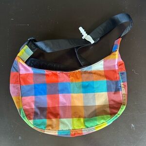 UO exclusive madras medium crescent bag